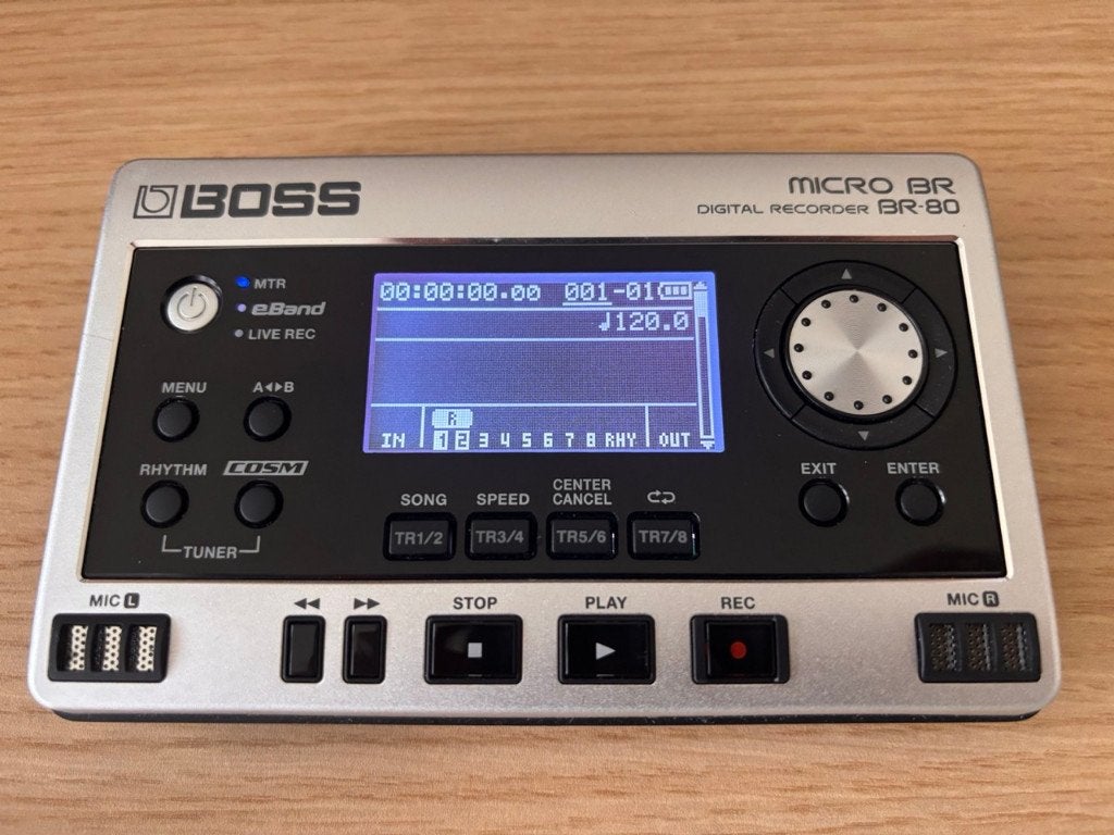 Boss Micro BR Digital Recorder BR-80 zo goed als nieuw!, Ophalen of Verzenden, Zo goed als nieuw, Audio