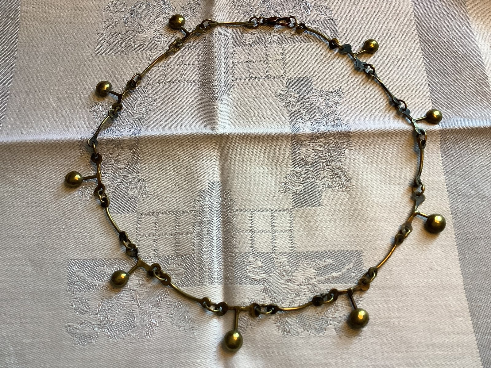Vintage design collier heel fraai, Sieraden, Tassen en Uiterlijk, Ophalen of Verzenden, Ketting
