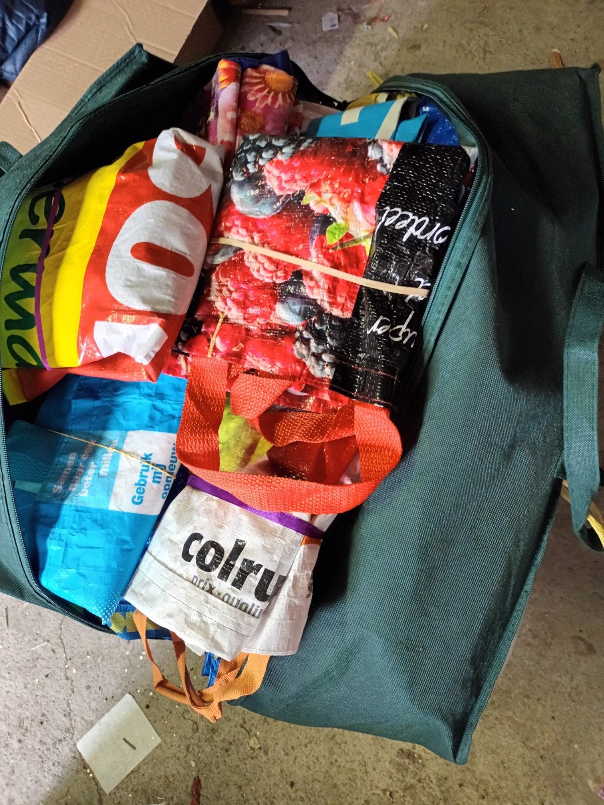 boodschappen tassen 40 stuks., Ophalen, Gebruikt