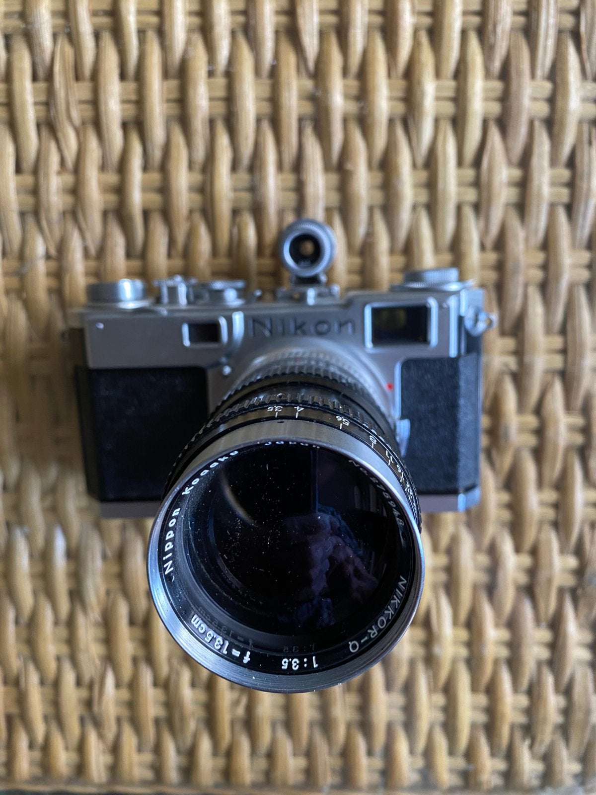Nikon S2 met 13.5 cm lens, Ophalen, Gebruikt