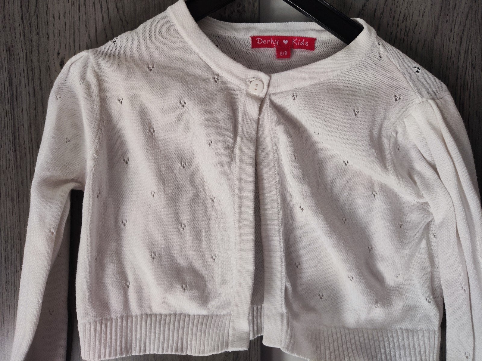 Wit bolero vestje voor meisjes - Derhy Kids, Ophalen of Verzenden, Nieuw, Derhy Kids, Meisje