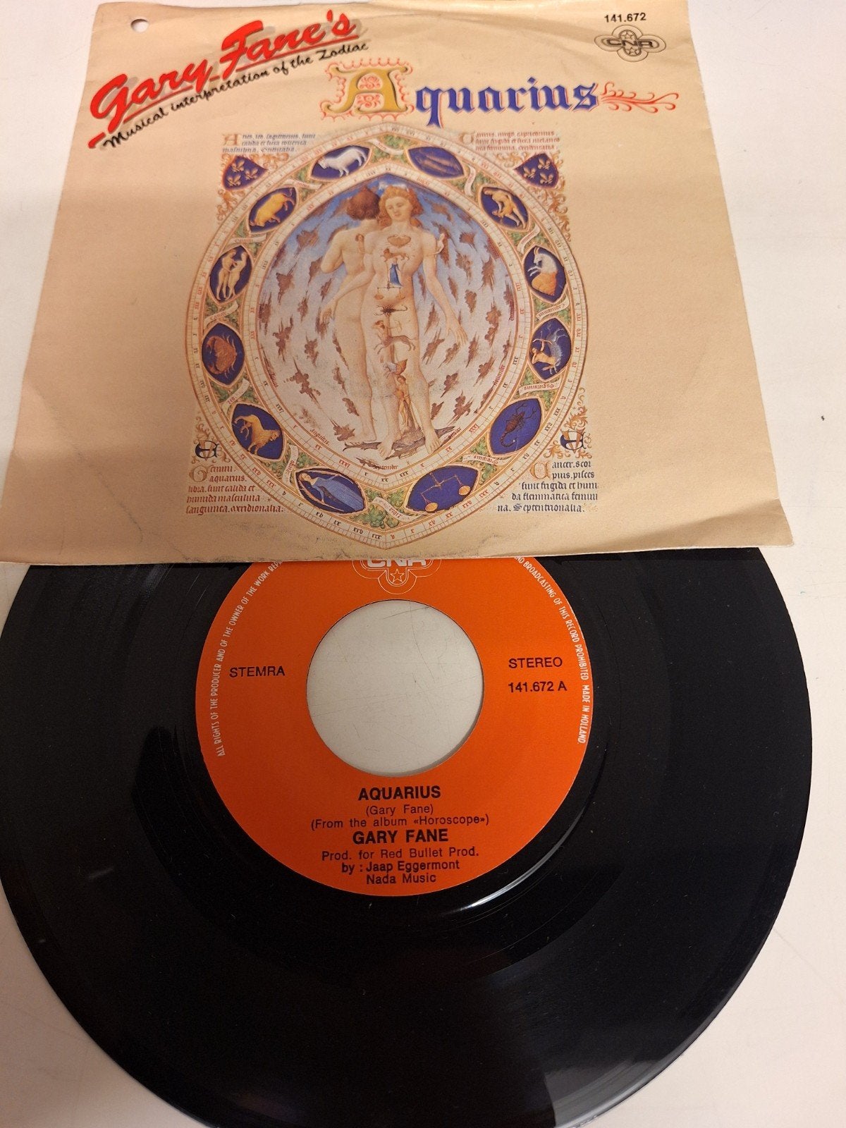 Gary Fane - Aquarius, 1980., Fotohoes, Verzenden, 7 inch, Pop
