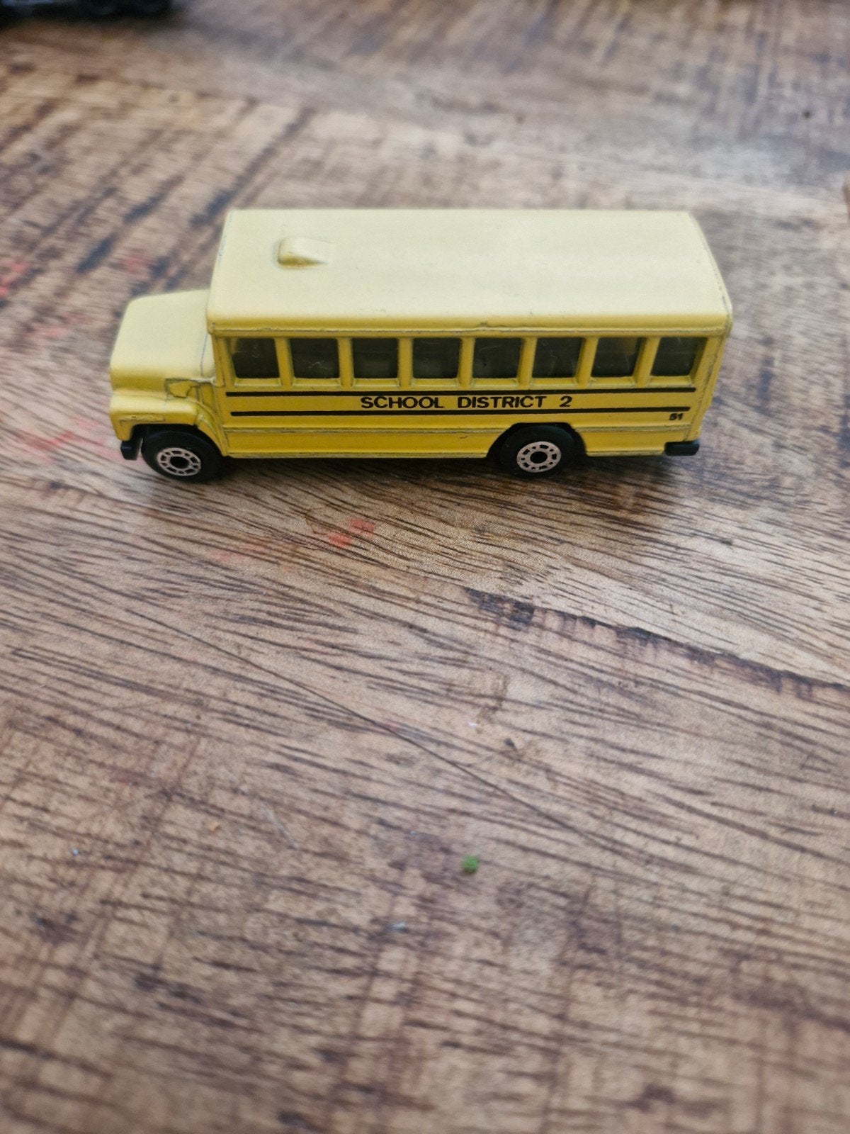 Gele Schoolbus Speelgoedauto - School District 2, Ophalen of Verzenden, Gebruikt