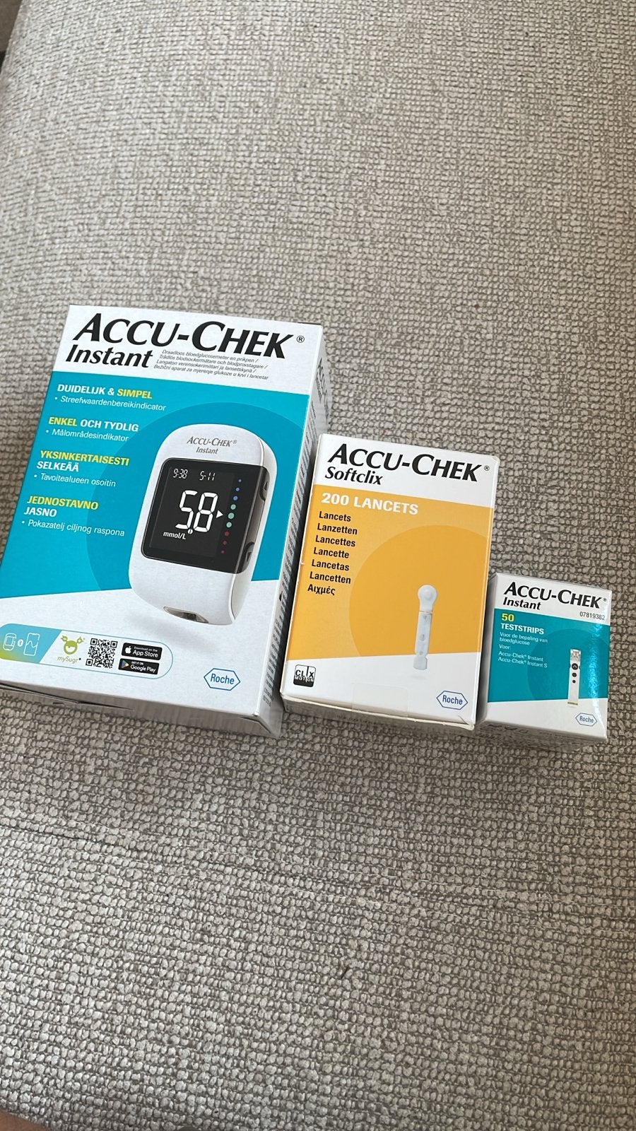 Accu-Chek Instant Bloedglucosemeter Set, Ophalen of Verzenden, Nieuw, Overige typen