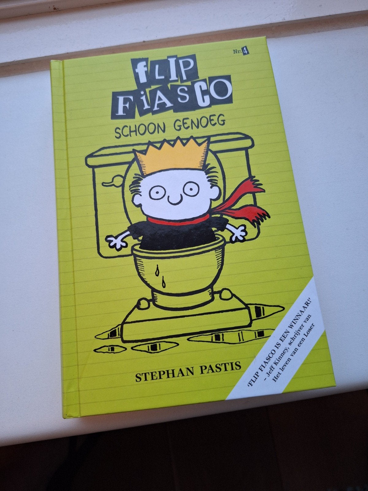 Flip Fiasco - Schoon genoeg - deel 4, Boeken, Ophalen, Zo goed als nieuw, Fictie algemeen, Stephan Pastis