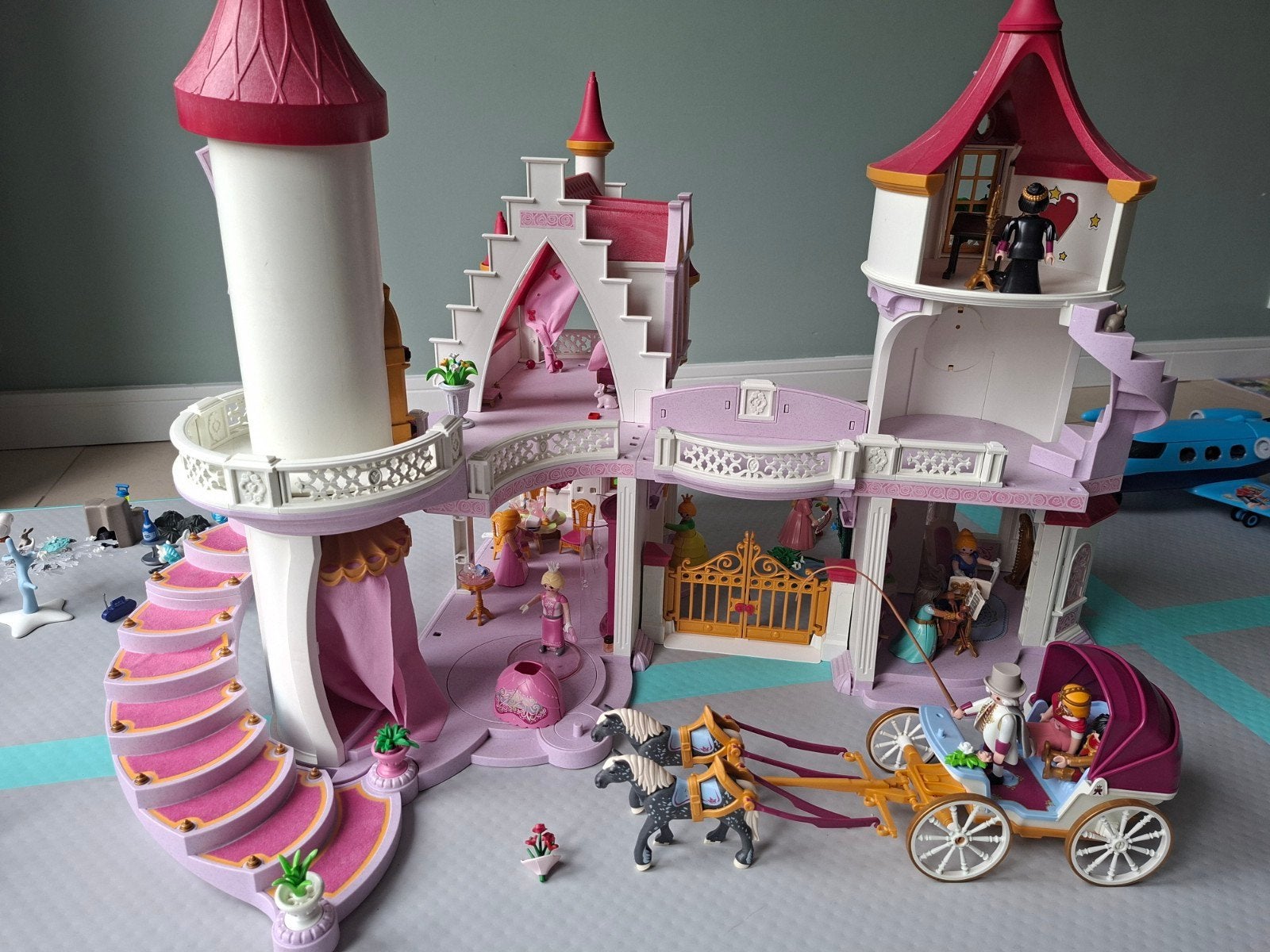 Playmobil Prinsessenkasteel met veel accessoires, Kinderen en Baby's, Speelgoed | Playmobil, Ophalen, Gebruikt