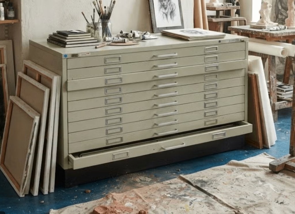 archiefkast tekeningkast, Ophalen, Gebruikt, 50 tot 100 cm, Minder dan 100 cm