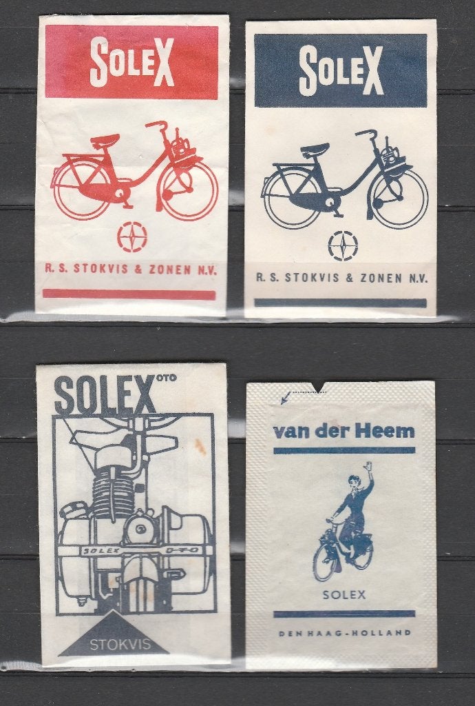 Suikerzakjes, 4 x Solex  (631), Verzamelen, Ophalen of Verzenden, Nederland