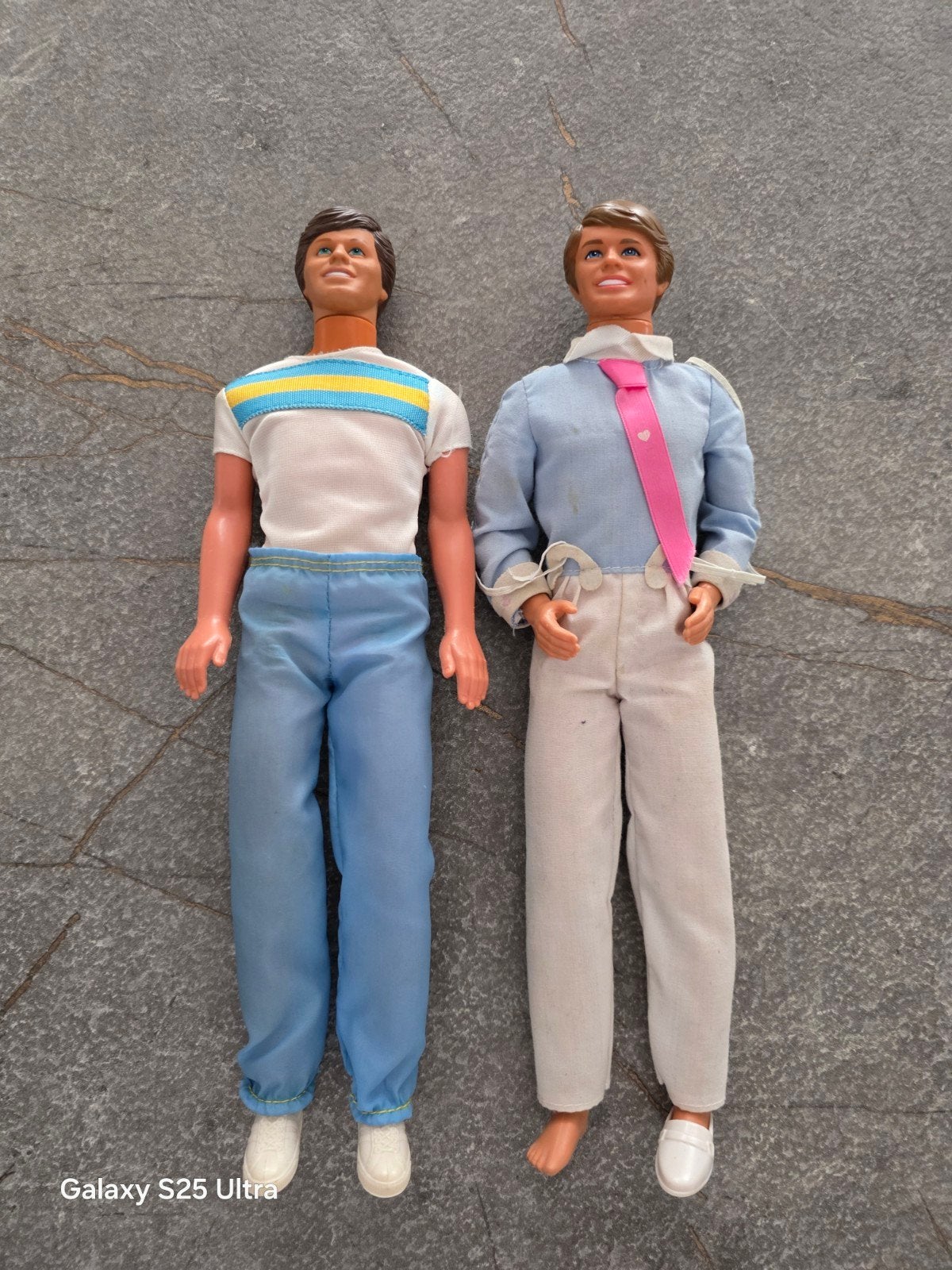 2 vintage Mattel Ken-poppen jaren '80 Great Shape & Heart, Kinderen en Baby's, Ophalen of Verzenden, Gebruikt, Barbie