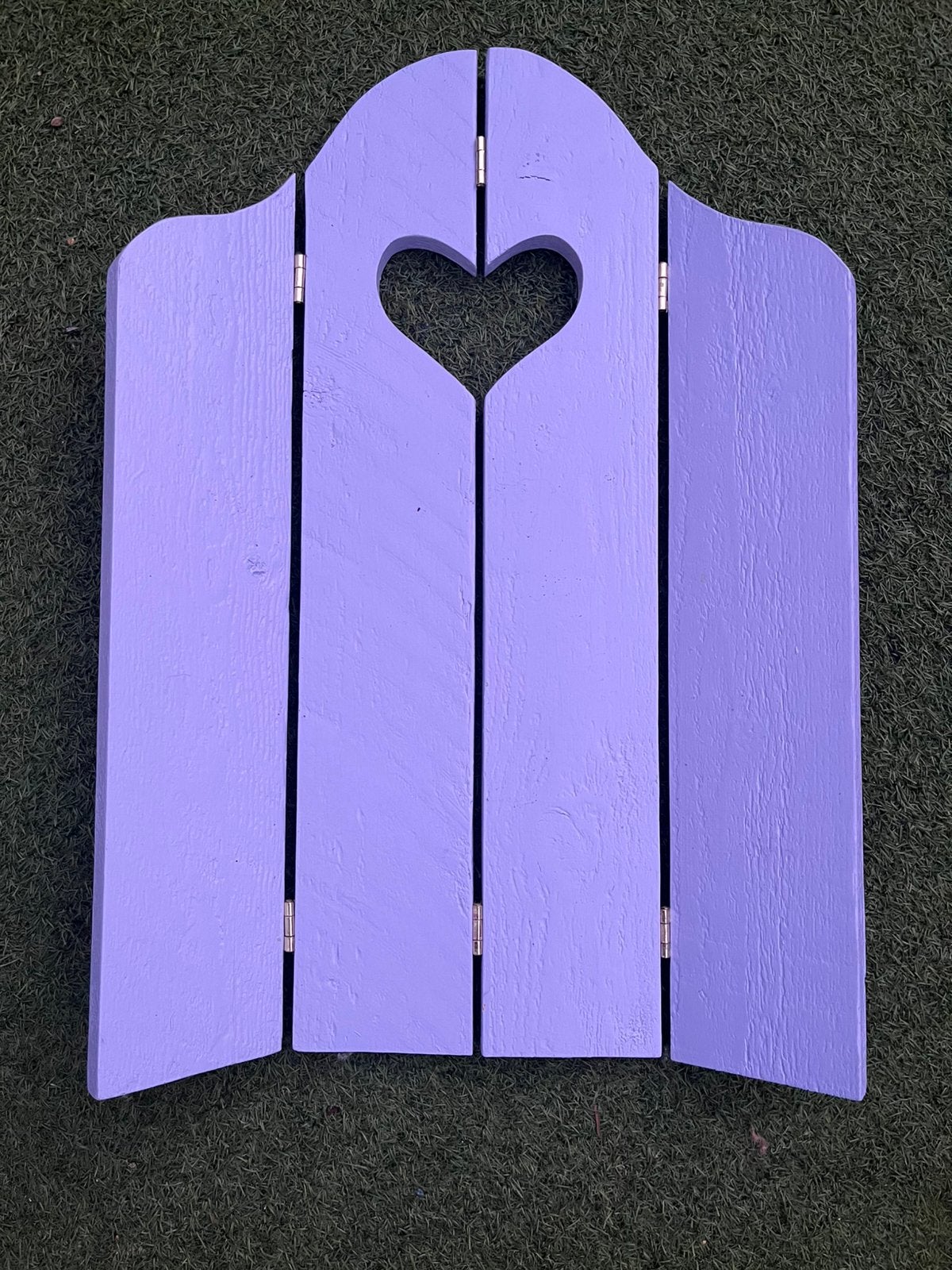 Leuk lavendel kleur luik, Ophalen, Hout, Gebruikt, Landelijk