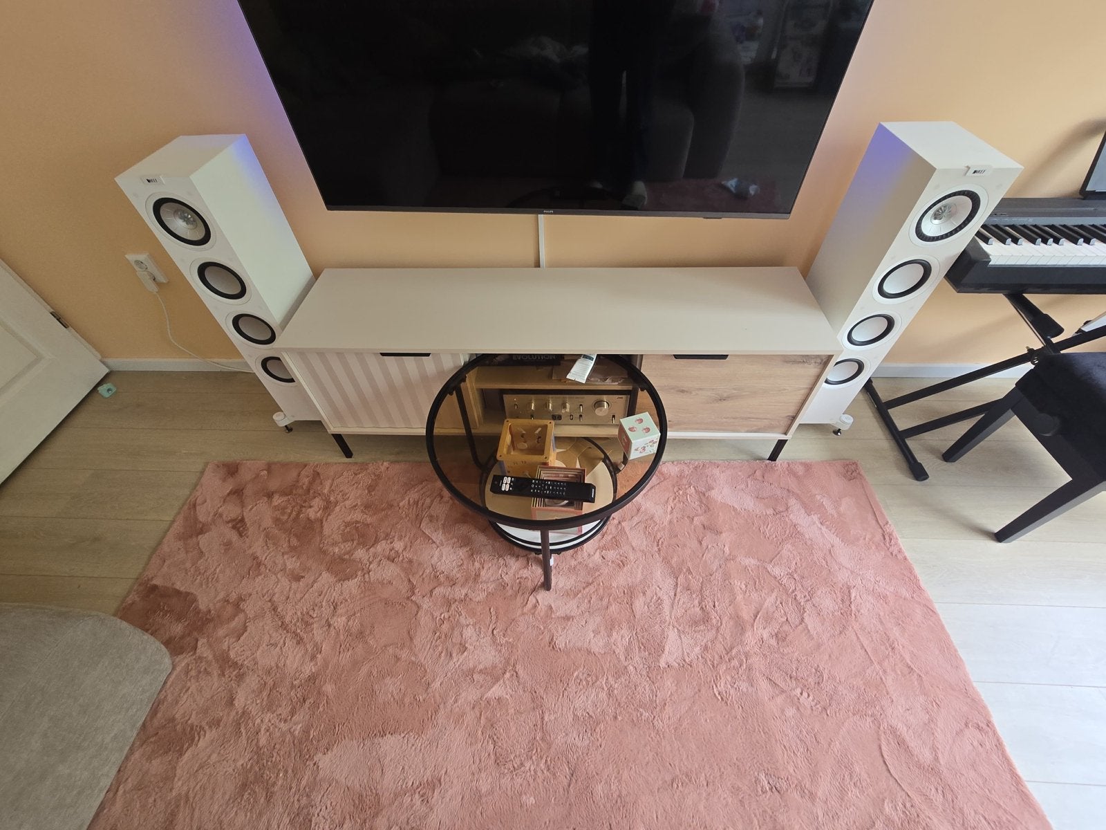 KEF Q550 Vloerstaande Luidsprekers - Wit (Paar), Audio, Tv en Foto, Luidsprekers, Ophalen, Vloerstaande luidspreker, Zo goed als nieuw