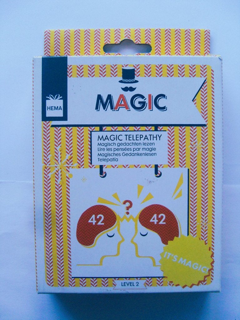 Goocheltruucje Hema / Gedachten lezen / goochel kids, Hobby en Vrije tijd, Een of twee spelers, Ophalen of Verzenden, Nieuw, HEMA