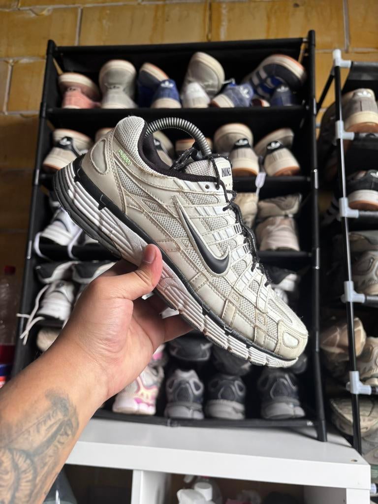 Nike P-6000 Sail Black Lime Blast 40.5, Kleding | Dames, Schoenen, Ophalen of Verzenden, Zo goed als nieuw, Zwart, Sneakers of Gympen