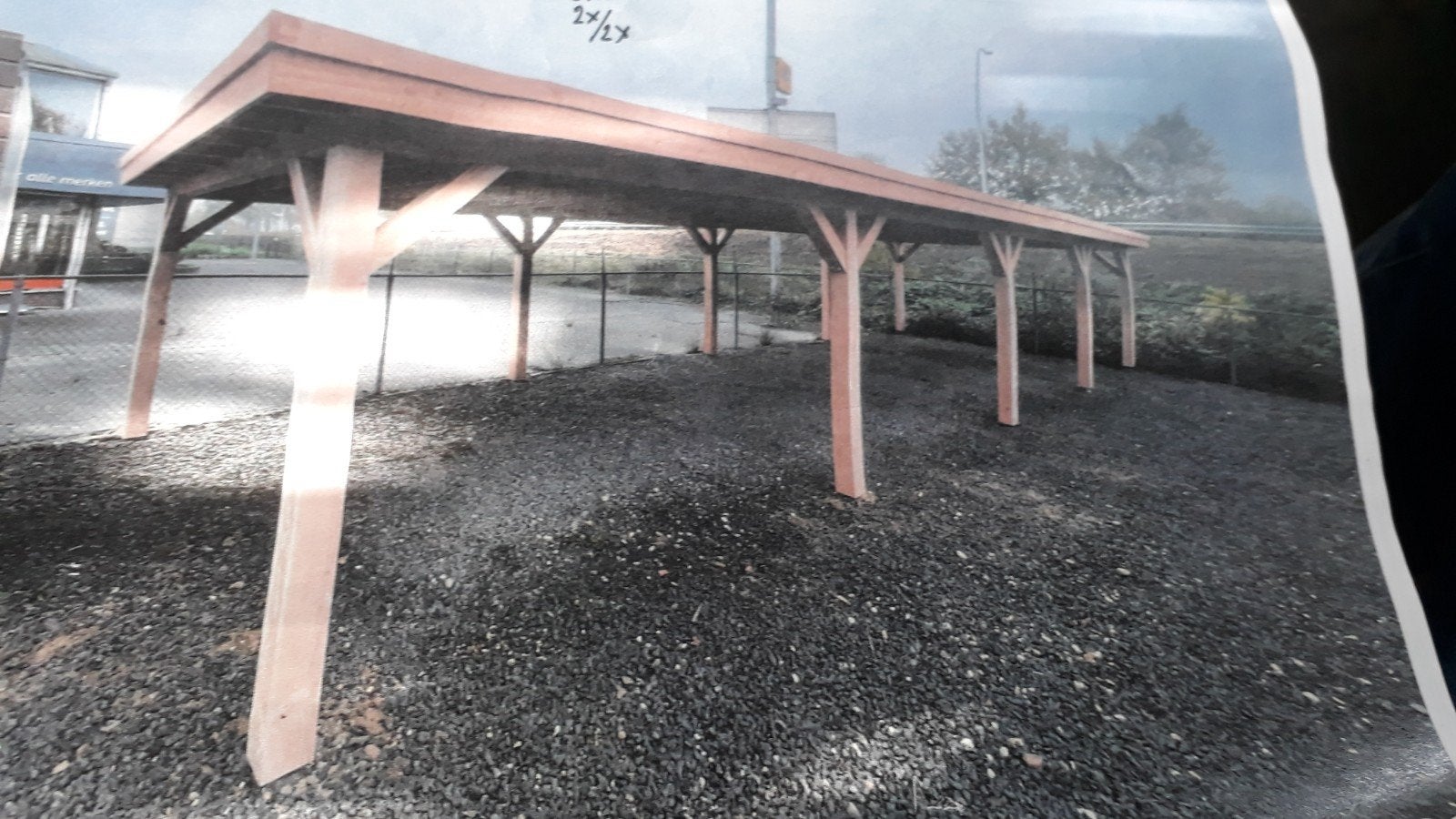 Buitenverblijf / carport / afdak bouwpakket Douglas, Ophalen