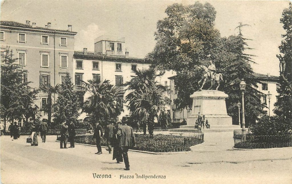 379-099-005 Verona Piazza Indipendenza, Verzenden, Voor 1920, Frankrijk