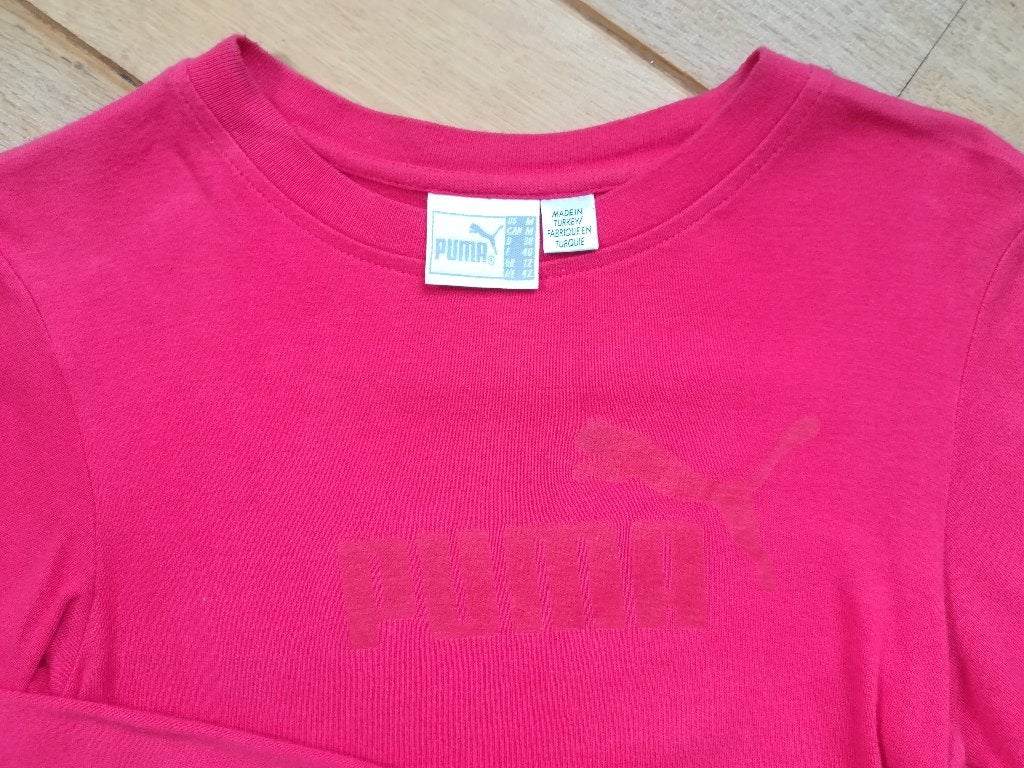 PUMA t- shirt longsleeve rood maat M - nieuw -, Puma, Nieuw, Ophalen of Verzenden, Lange mouw