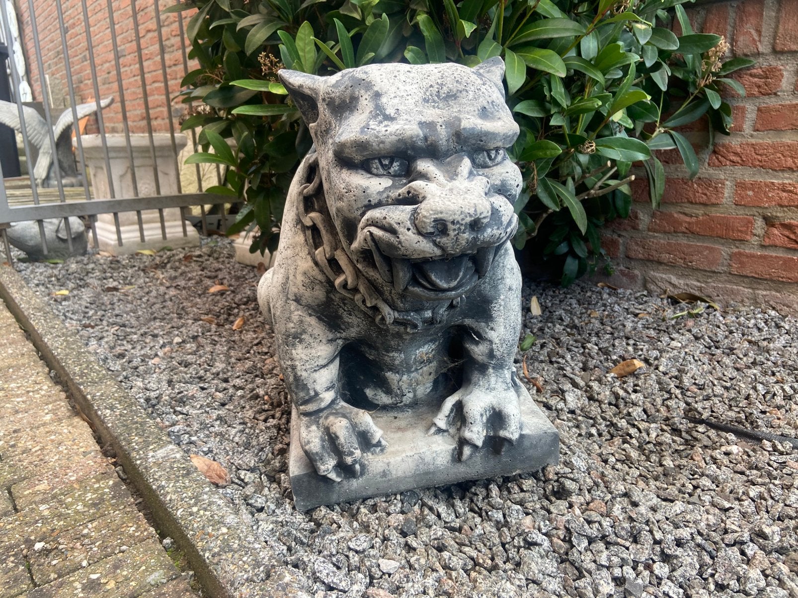 Gargoyle hoogte 45cm, Ophalen, Nieuw, Beton, Dierenbeeld
