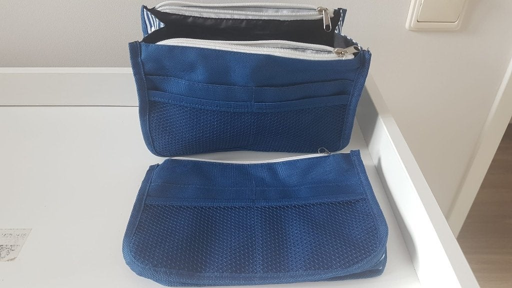 Set van 2 blauwe toilettassen - Louis Widmer, Verzenden, Nieuw, Blauw, Heer of Dame
