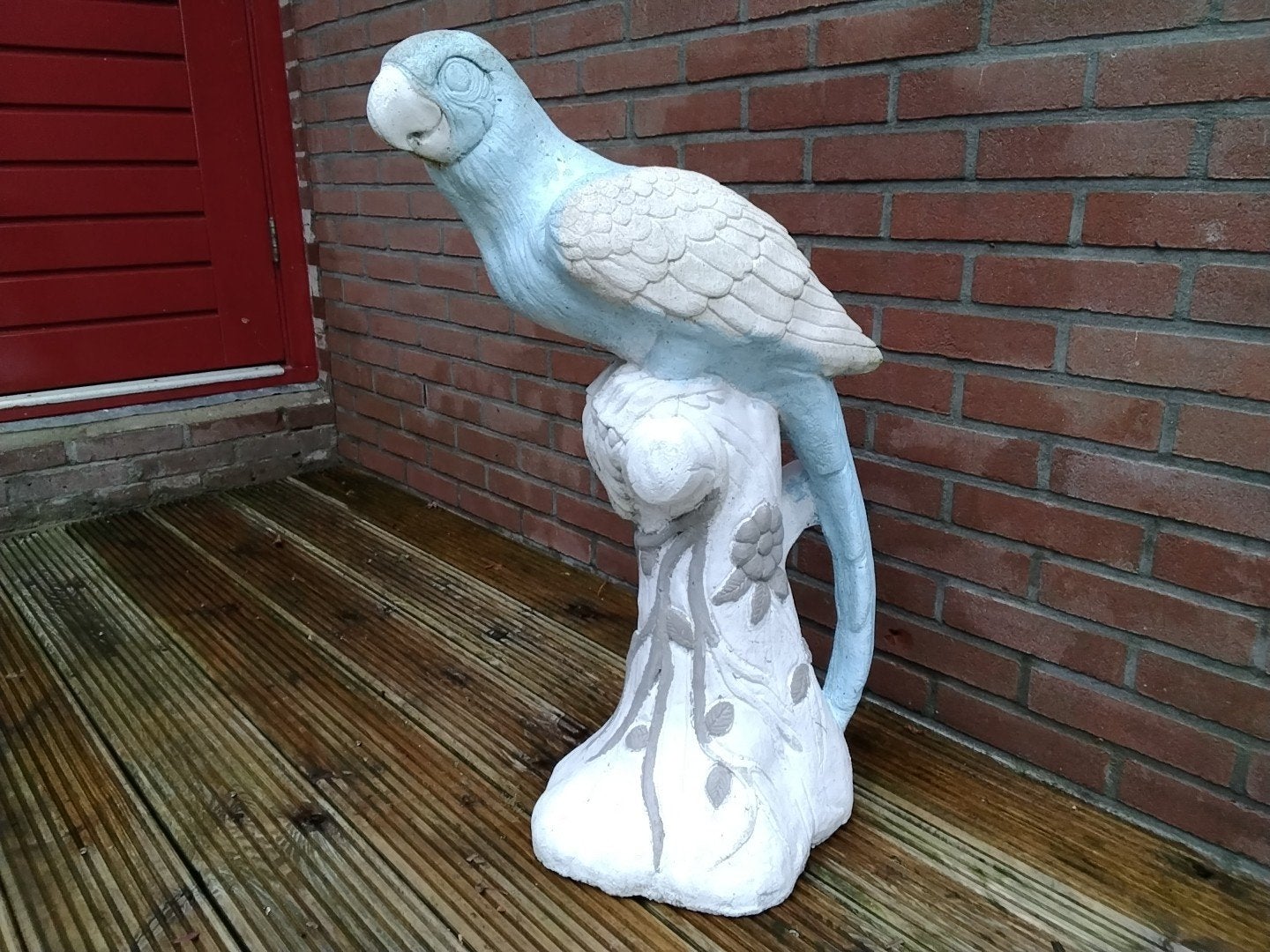 Lorre.   betonnen papegaai, Tuin en Terras, Ophalen