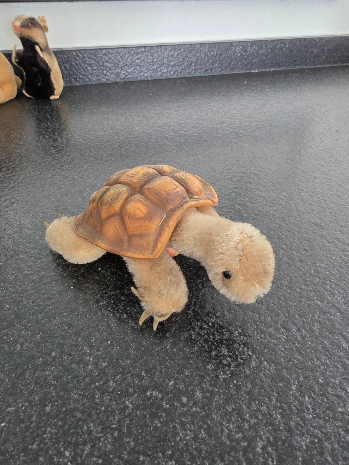 Steiff schildpad. jaren 60, Ophalen of Verzenden, Gebruikt