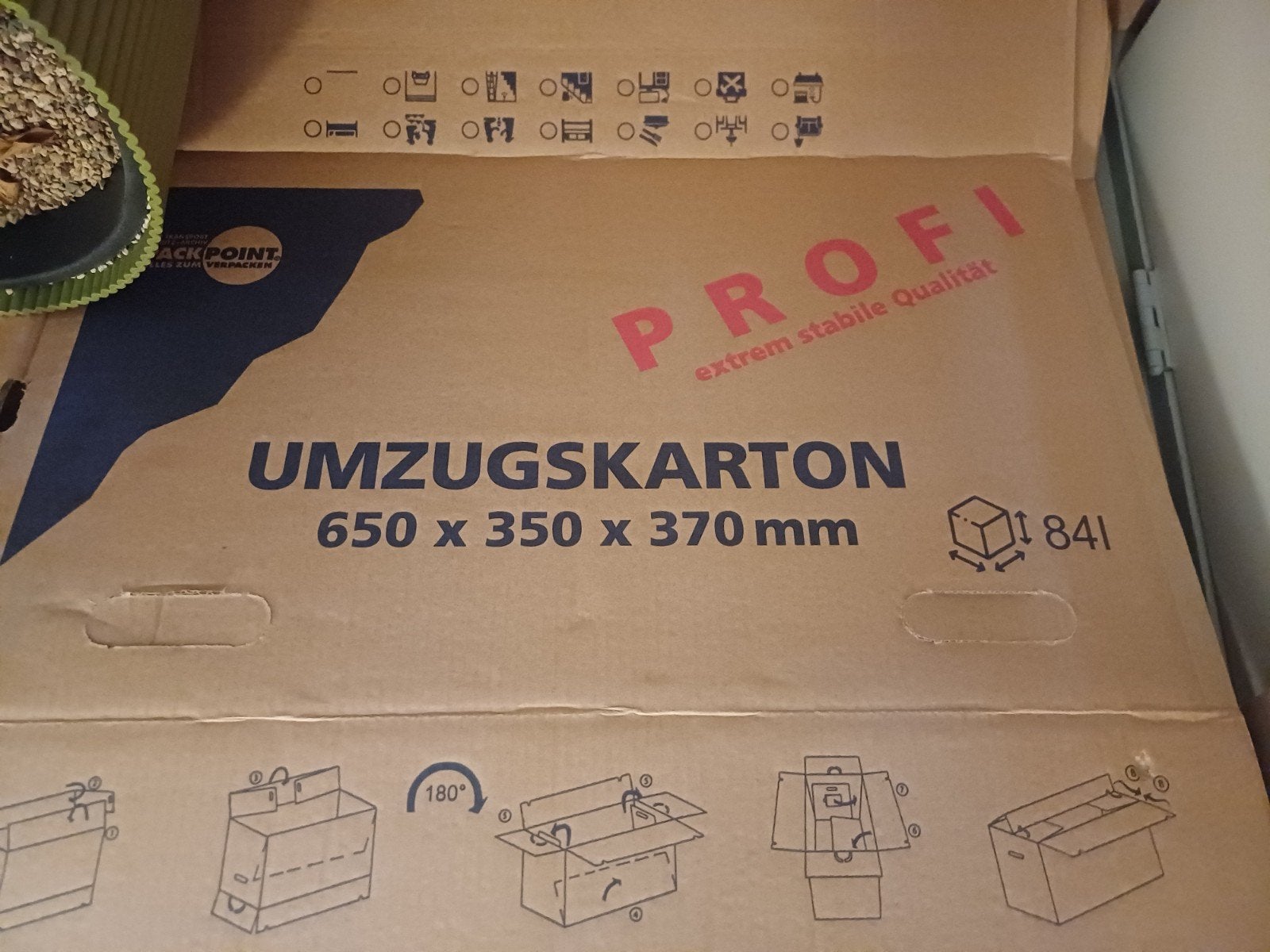 Hornbach stevige verhuisdozen, 23 stuks, Ophalen, Doos, Zo goed als nieuw, Minder dan 40 cm