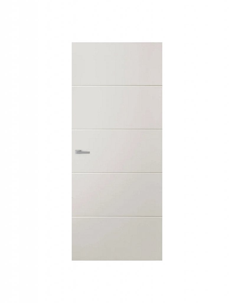 Witte binnendeuren stomp en opdek modern, Niet ingevuld, 80 tot 100 cm, Binnendeur, Niet ingevuld