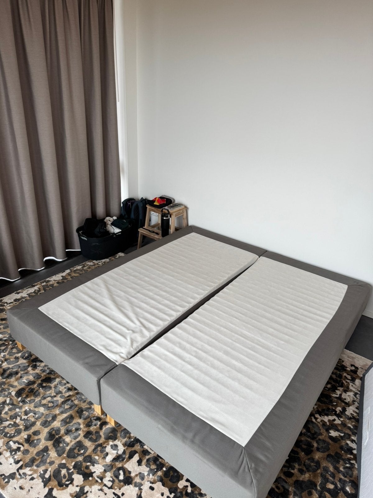 IKEA ESPEVÄR boxspringframe 180x200, Ophalen, Tweepersoons, Zo goed als nieuw, 180 cm