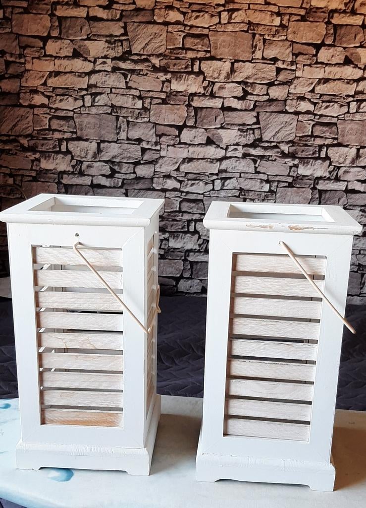 2 sfeervolle windlichten te koop, Ophalen of Verzenden