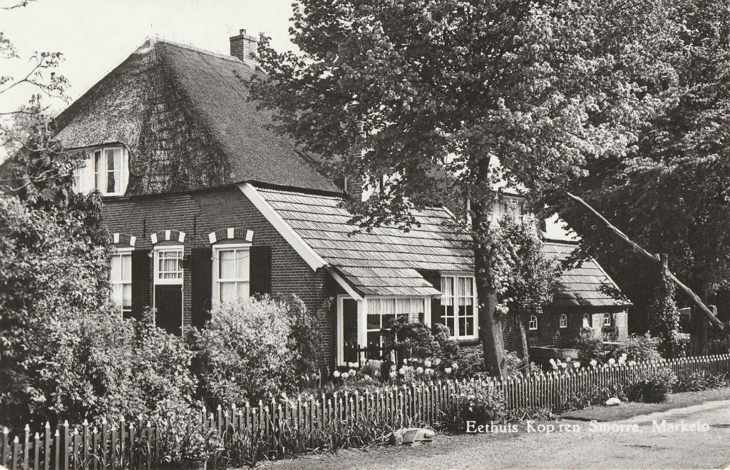 EETHUIS KOPEREN SMORRE MARKELO UIT1965 ZEER MOOI KAART KL973, Ophalen of Verzenden, 1960 tot 1980, Gelopen, Overige thema's