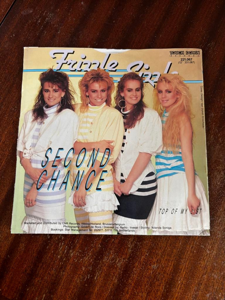 Frizzle Sizzle - Second Chance / Top of My List Single, Gebruikt, 7 inch, Pop, Single