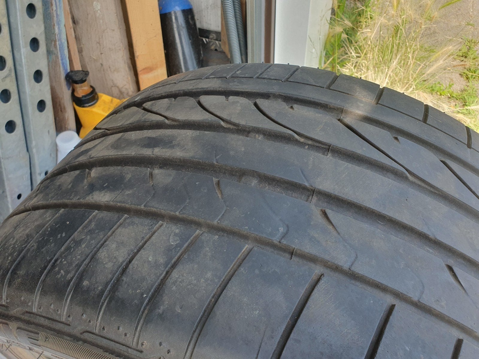 285 35 19 benden Bridgestone met 5.5 ml, Ophalen of Verzenden