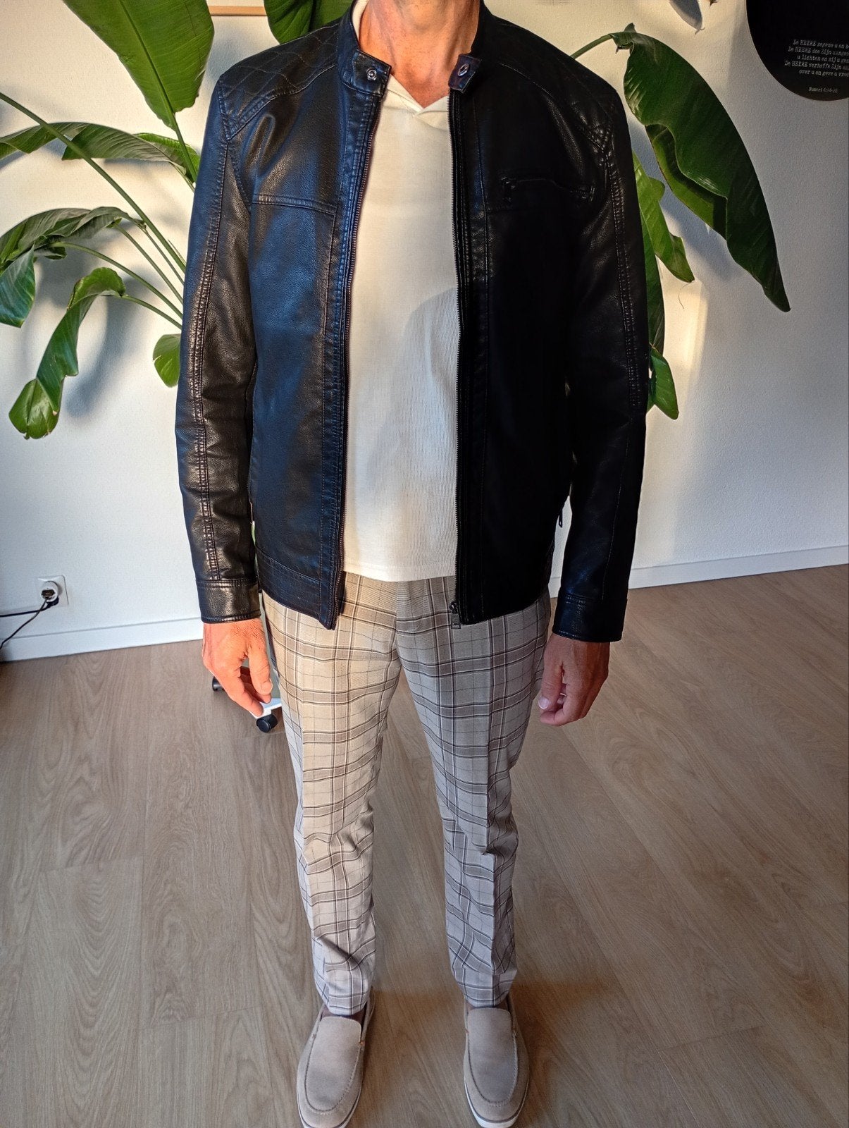 Only & Sons Jas met rits, Maat 48/50 (M), Zwart, Ophalen of Verzenden, Gedragen