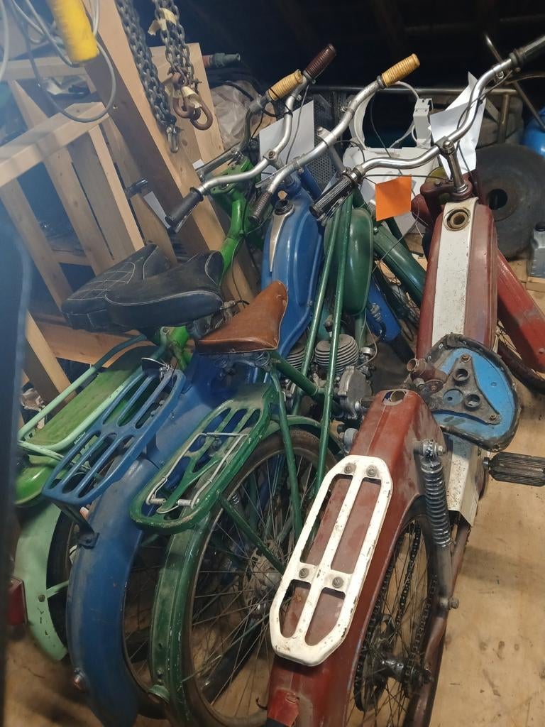 4 klassieke brommers / crossbrommer / oldtimer, Fietsen en Brommers, Ophalen, Gebruikt, Overige merken