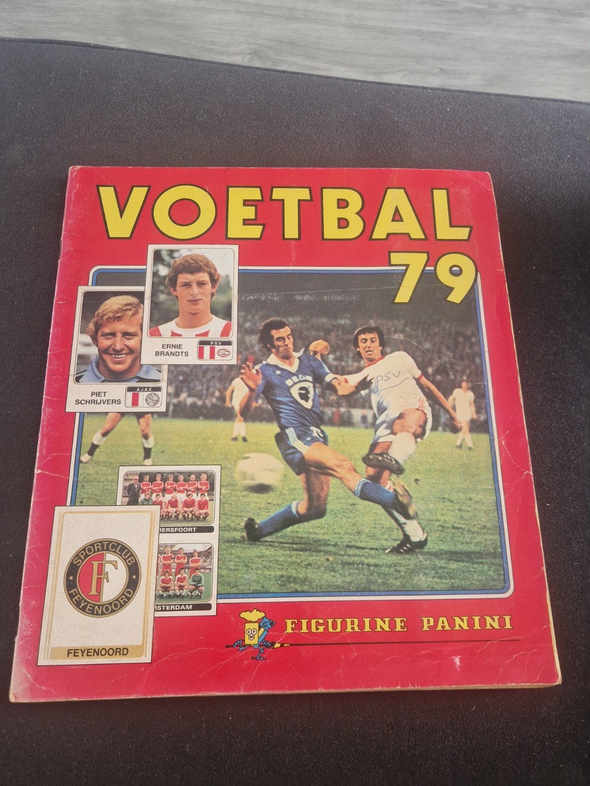 Panini Voetbal 79 Stickerboek met Ajax, NAC, FC Tw, Ophalen of Verzenden, Gebruikt, Ajax, Boek of Tijdschrift