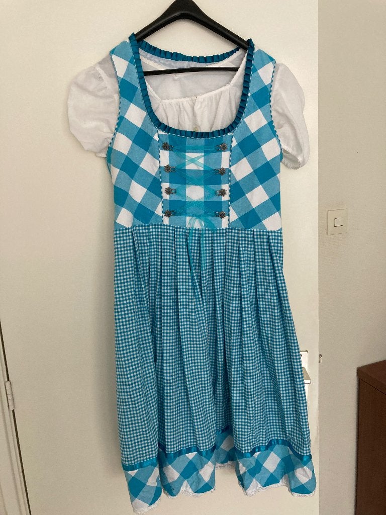 Oktoberfest jurk maat 42, Maat 42/44 (L), Ophalen of Verzenden, Kleding, Overige thema's