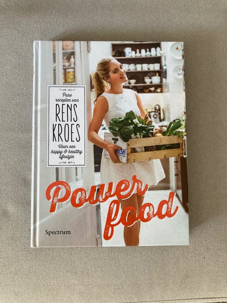 Hardcover kookboek ‘Powerfood’ van Rens Kroes, Nieuw, Rens Kroes, Gezond koken, Tapas, Hapjes en Dim Sum