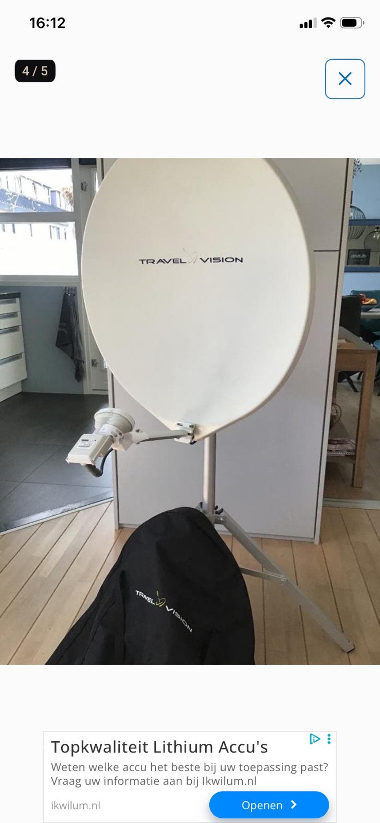 Travelvision R6 65cm, Caravans en Kamperen, Ophalen, Gebruikt