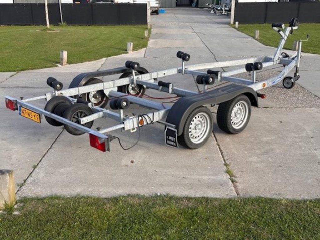 Freewheel Boottrailer TOPSTAAT 480 cm x 235 cm aanhangwagen, Watersport en Boten, Boottrailers, Gebruikt