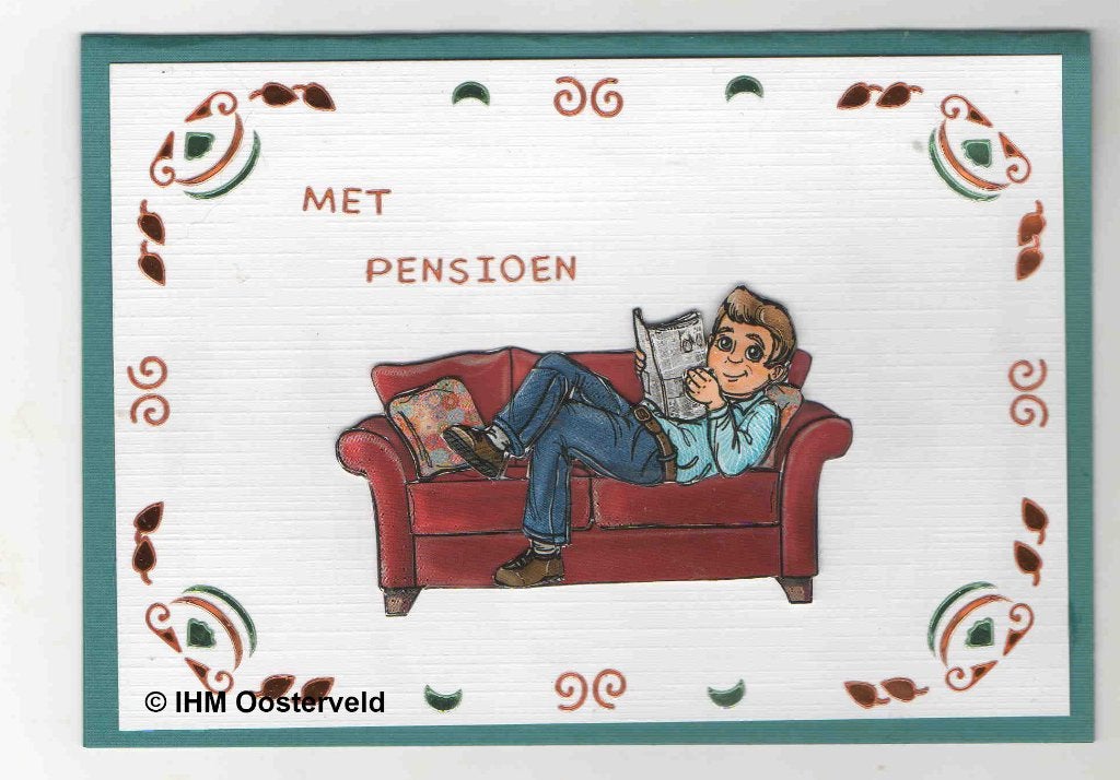 3D Kaart Hobbydots 9 Met pensioen, Ophalen of Verzenden, Nieuw, Overige thema's