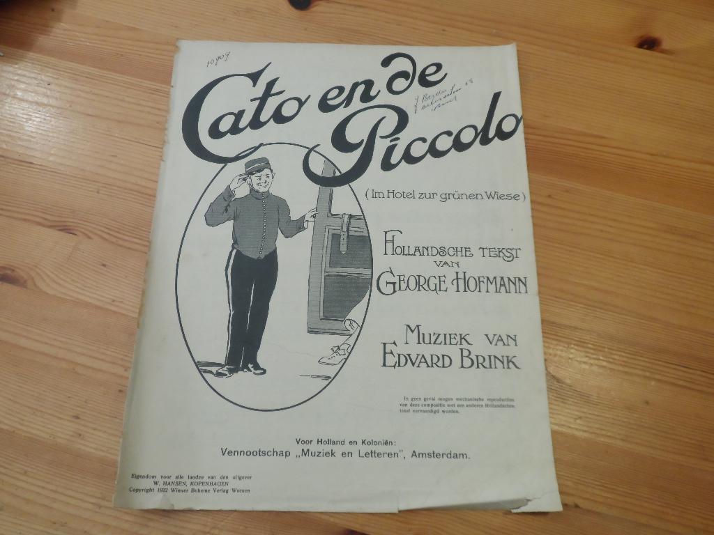 Cato en de piccolo - edvard brink, Zang, Gebruikt, Ophalen of Verzenden, Artiest of Componist