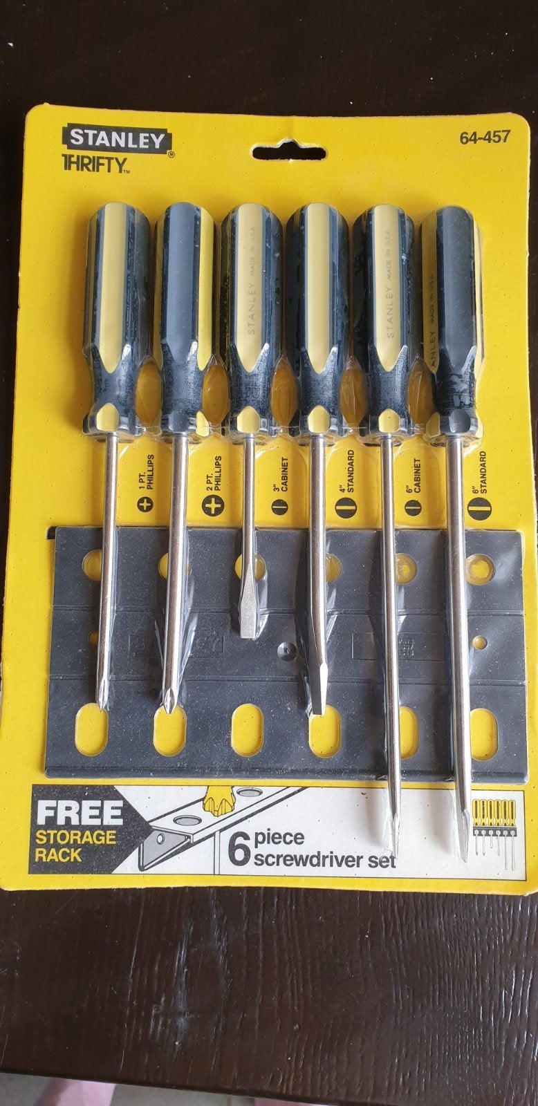 Nieuwe Stanley Schroevendraaierset - 6-delig met opbergrek, Ophalen of Verzenden, Nieuw