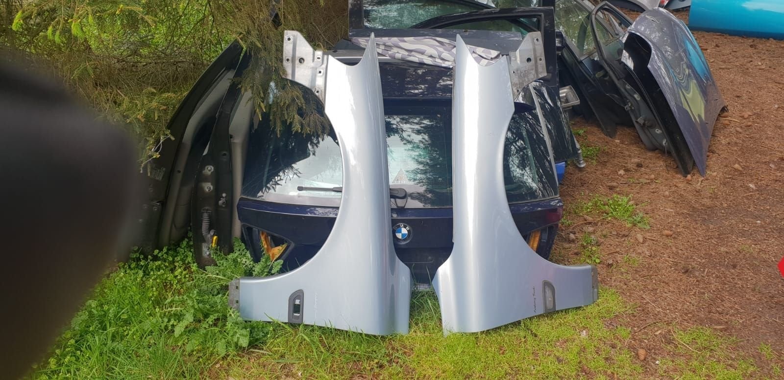VOLVO V70 VOORSCHERMEN BJ 2001 TOT 2004, Auto-onderdelen, Gebruikt, -, -, Ophalen of Verzenden