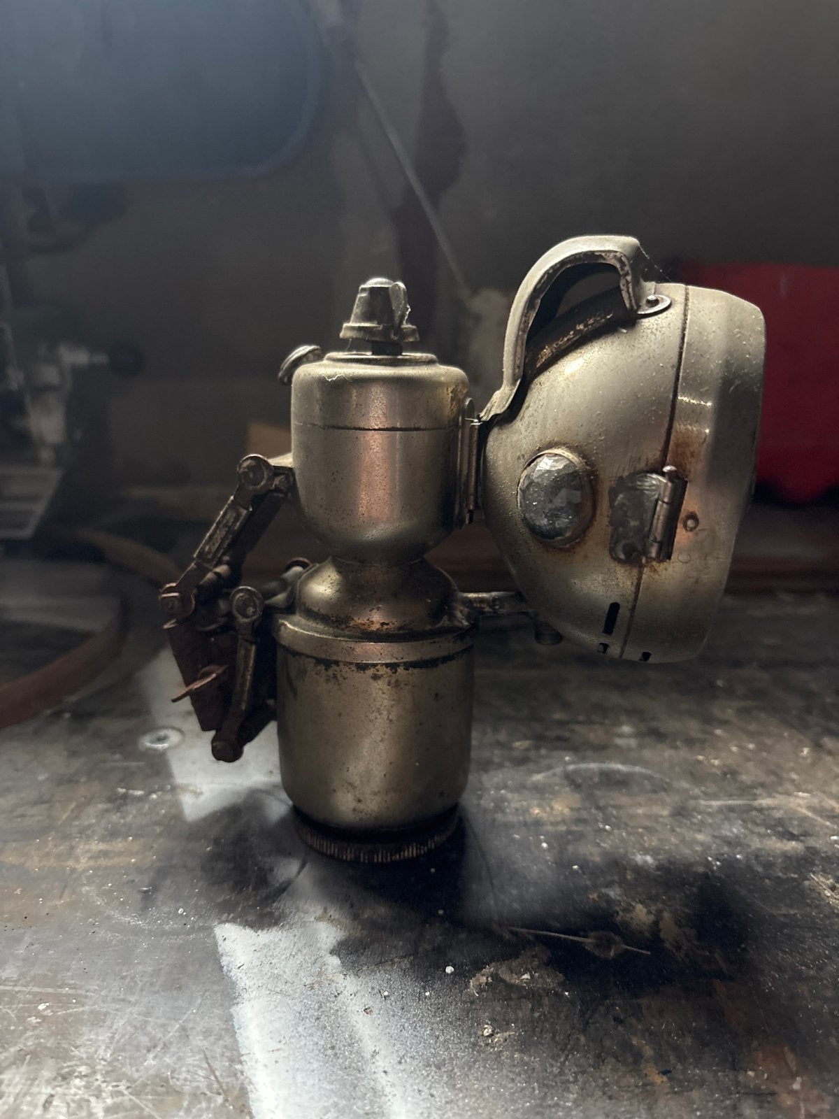 Antieke Impex Carbidlamp - Fietslamp, Antiek en Kunst, Ophalen