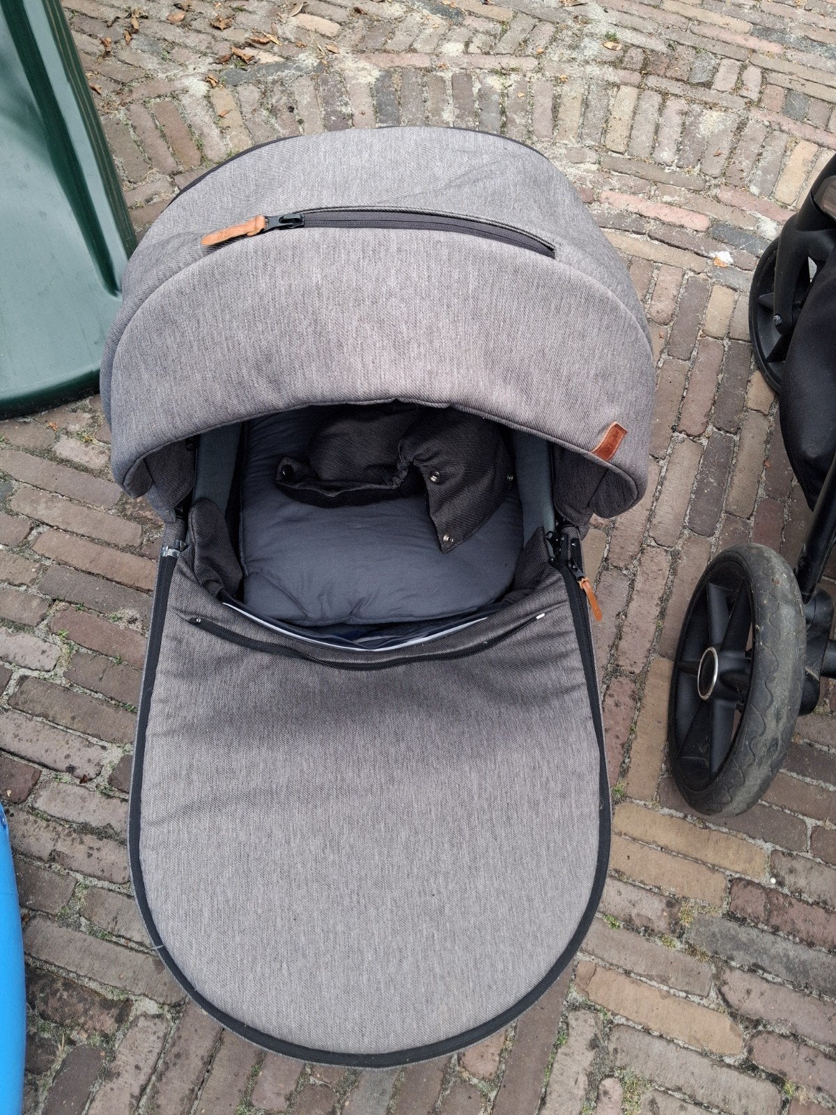 Baby Merc Mango Combiwagen 3-in-1 met reiswieg en autostoel, Ophalen, Gebruikt, Overige merken, Verstelbare duwstang