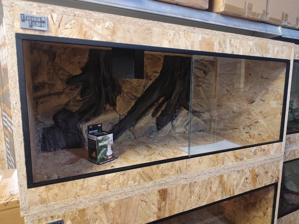 Osb3 terrarium 101/50/48,5 polyester achterwand (1), Ophalen, Nieuw, Terrarium of Paludarium