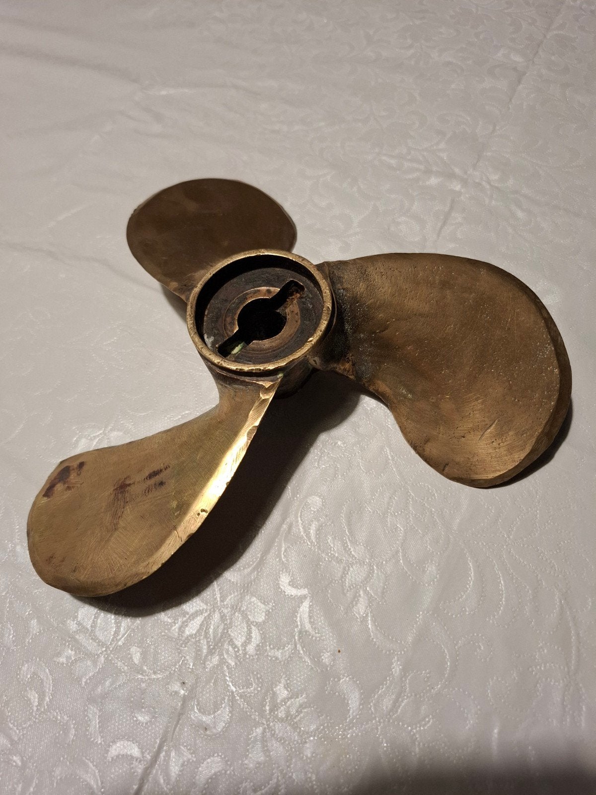 Bronzen scheepsschroef - 3 blads, Watersport en Boten, Ophalen, Gebruikt, Motor en Techniek, Motorboot