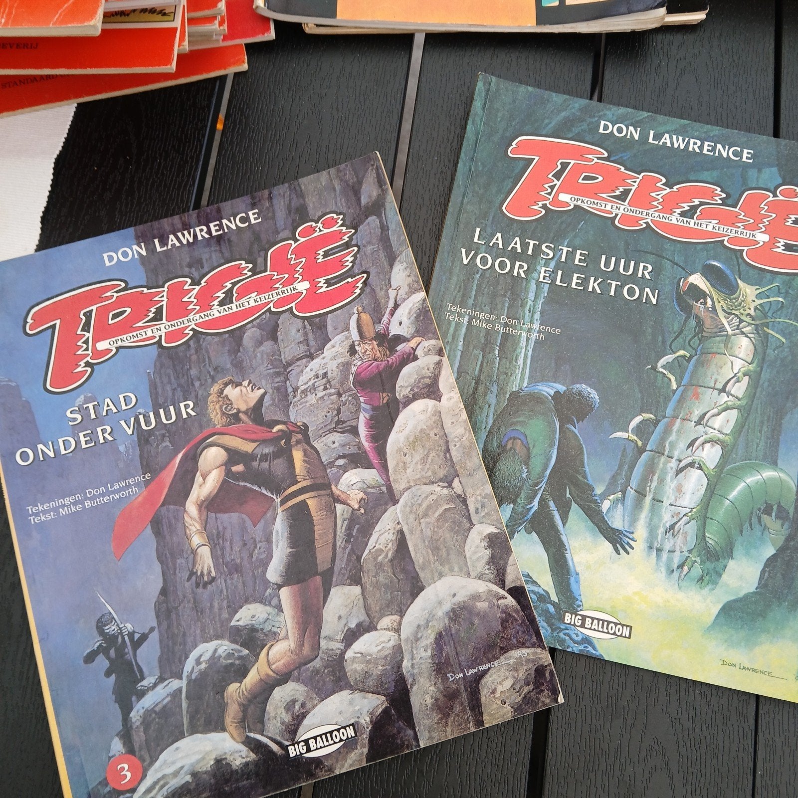 2x Trigie., Eén stripboek, Ophalen of Verzenden, Gelezen