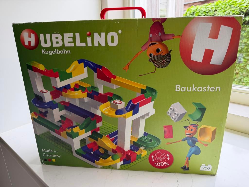 Hubelino Kugelbahn Baukasten knikkerbaan, Ophalen of Verzenden, Zo goed als nieuw, Overige merken