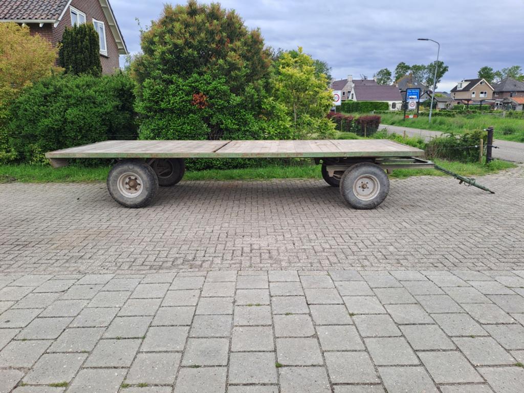 Plattewagen landbouw wagen hooiwagen  6×2.2 meter, Ophalen, -, -, Weidebouw