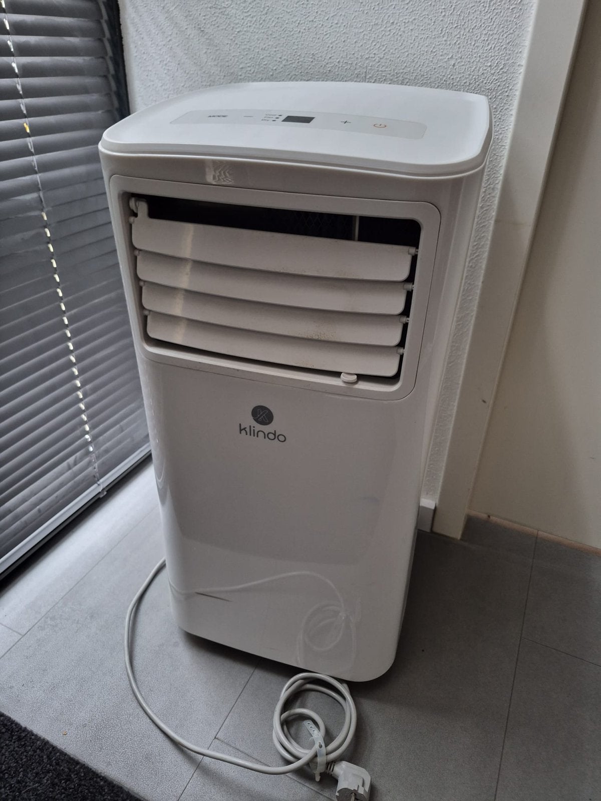 Klindo Mobiele Airco - Koelen en Ventileren, Witgoed en Apparatuur, Airco's, Ophalen, Gebruikt, Minder dan 60 m³, Timer